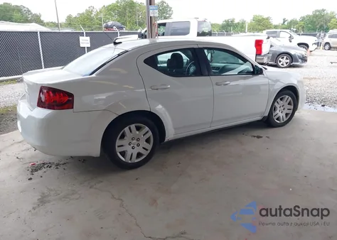 2014 Dodge Avenger Se from USA, damaged, VIN 1C3CDZAB3EN200228